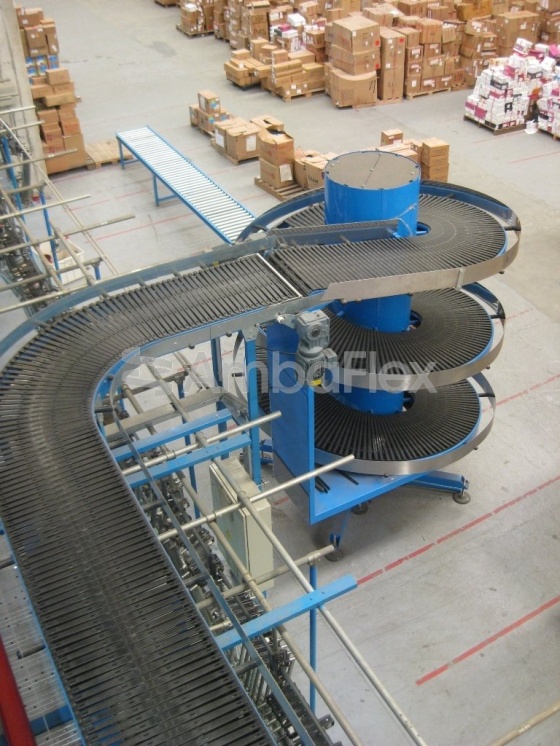 All-purpose spiral conveyor for medium to large products